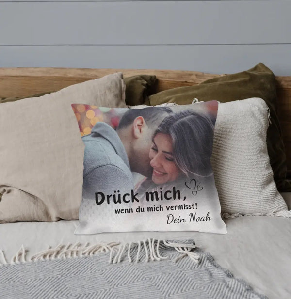 Personalisiertes Kissen - Drück mich