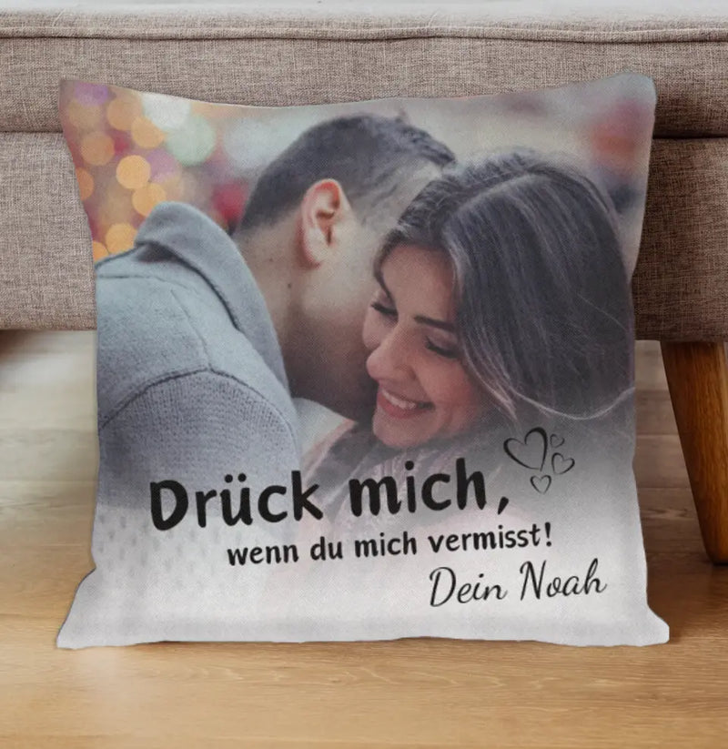 Personalisiertes Kissen - Drück mich