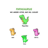 Personalisiertes Kissen - Papasaurus