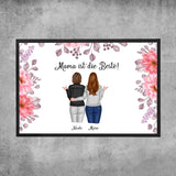 Personalisiertes Poster - Mama ist die Beste!
