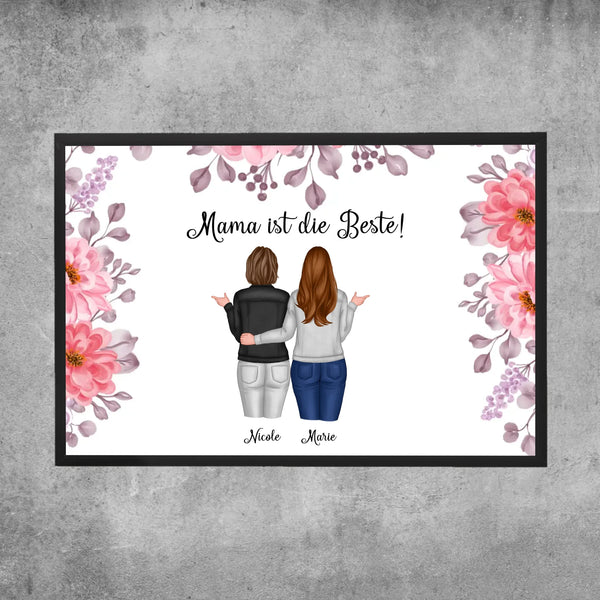 Personalisiertes Poster - Mama ist die Beste!