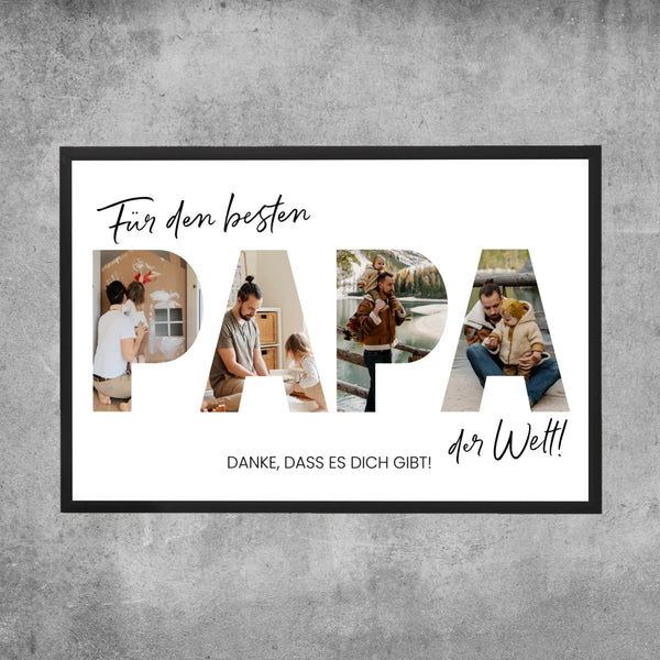 Personalisiertes Poster - Für den besten Papa der Welt