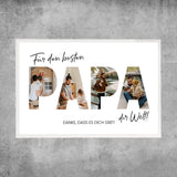 Personalisiertes Poster - Für den besten Papa der Welt