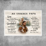 Personalisiertes Poster - An unseren Papa