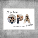 Personalisiertes Poster - Für die besten Opa der Welt
