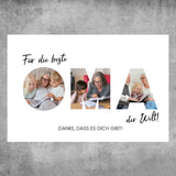 Personalisiertes Poster - Für die beste Oma der Welt