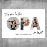 Personalisiertes Poster - Für die besten Opa der Welt