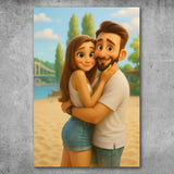 Personalisiertes Poster - Portrait im Disney-Stil