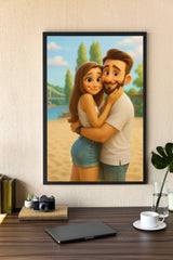 Personalisiertes Poster - Portrait im Disney-Stil