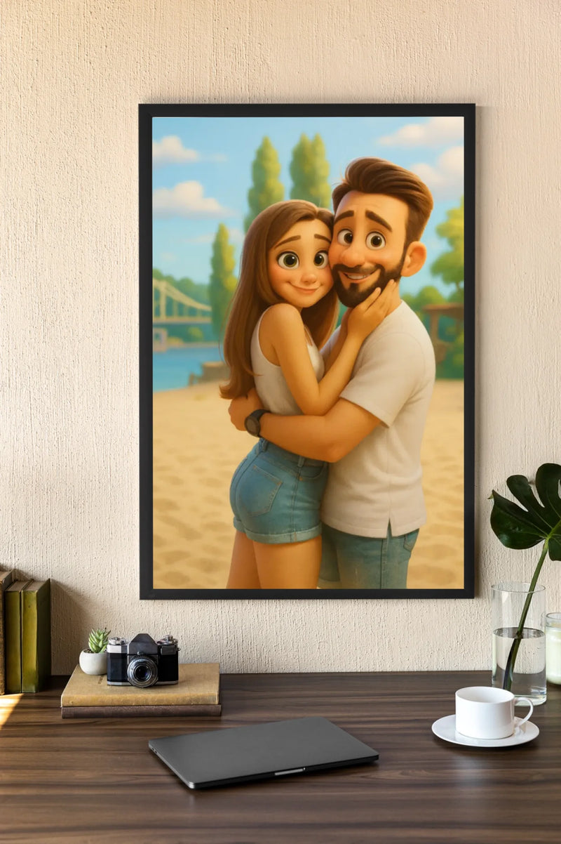 Personalisiertes Poster - Portrait im Disney-Stil