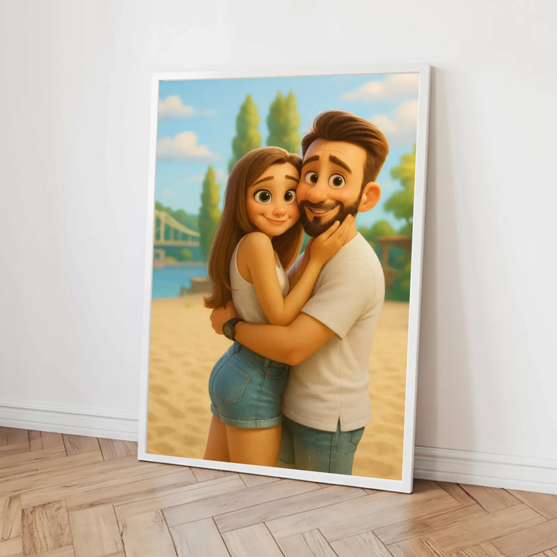 Personalisiertes Poster - Portrait im Disney-Stil