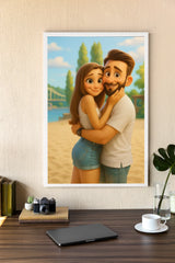 Personalisiertes Poster - Portrait im Disney-Stil