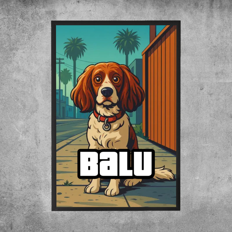 Personalisiertes Poster - GTA Haustier
