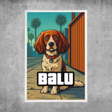 Personalisiertes Poster - GTA Haustier