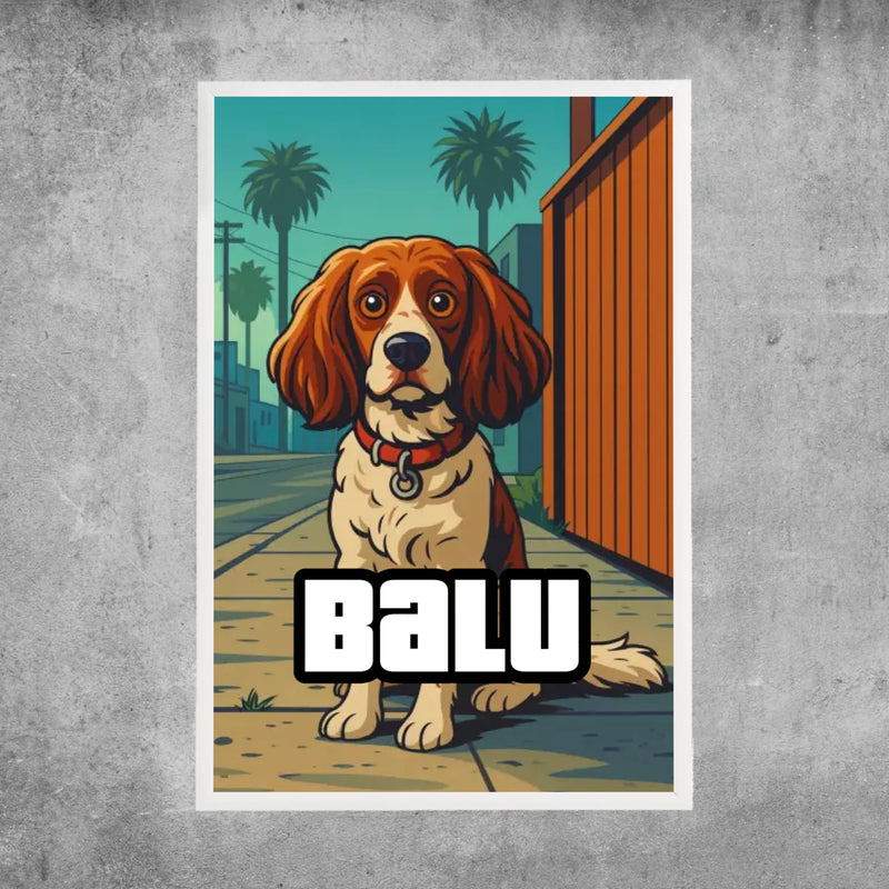 Personalisiertes Poster - GTA Haustier