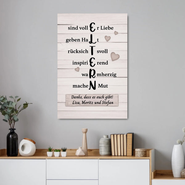 Personalisiertes Poster - Eltern