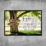 Personalisiertes Poster - Familienbaum