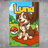 Personalisiertes Poster - Pokémon Haustier