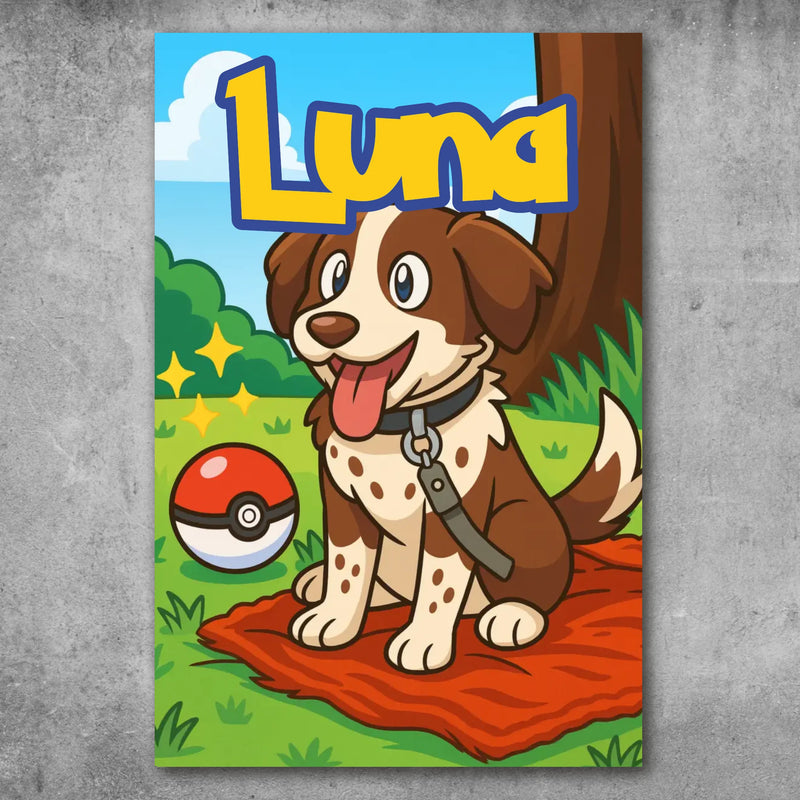 Personalisiertes Poster - Pokémon Haustier