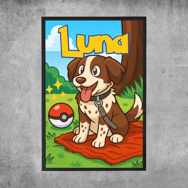 Personalisiertes Poster - Pokémon Haustier
