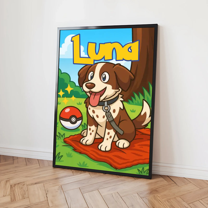 Personalisiertes Poster - Pokémon Haustier