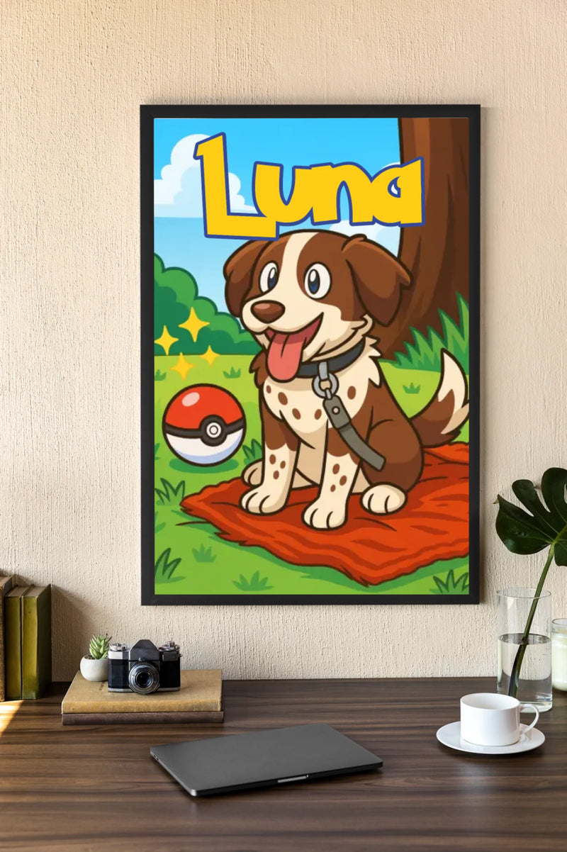 Personalisiertes Poster - Pokémon Haustier