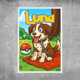 Personalisiertes Poster - Pokémon Haustier