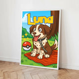 Personalisiertes Poster - Pokémon Haustier