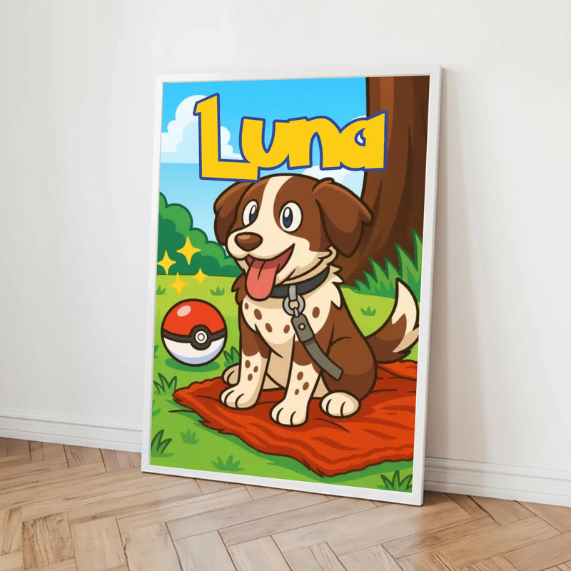 Personalisiertes Poster - Pokémon Haustier