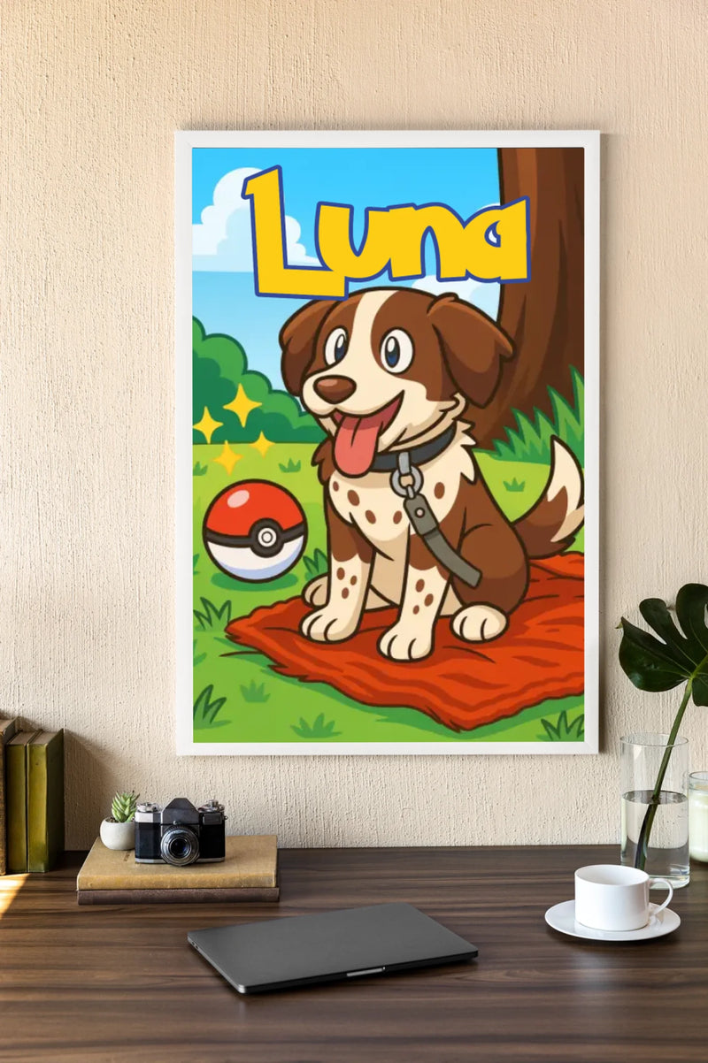 Personalisiertes Poster - Pokémon Haustier