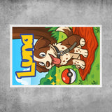 Personalisiertes Poster - Pokémon Haustier