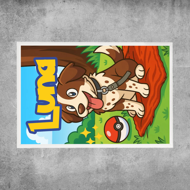 Personalisiertes Poster - Pokémon Haustier