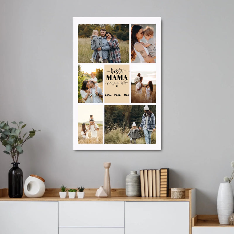 Personalisiertes Poster - Beste Mama