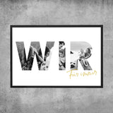 Personalisiertes Poster - Wir