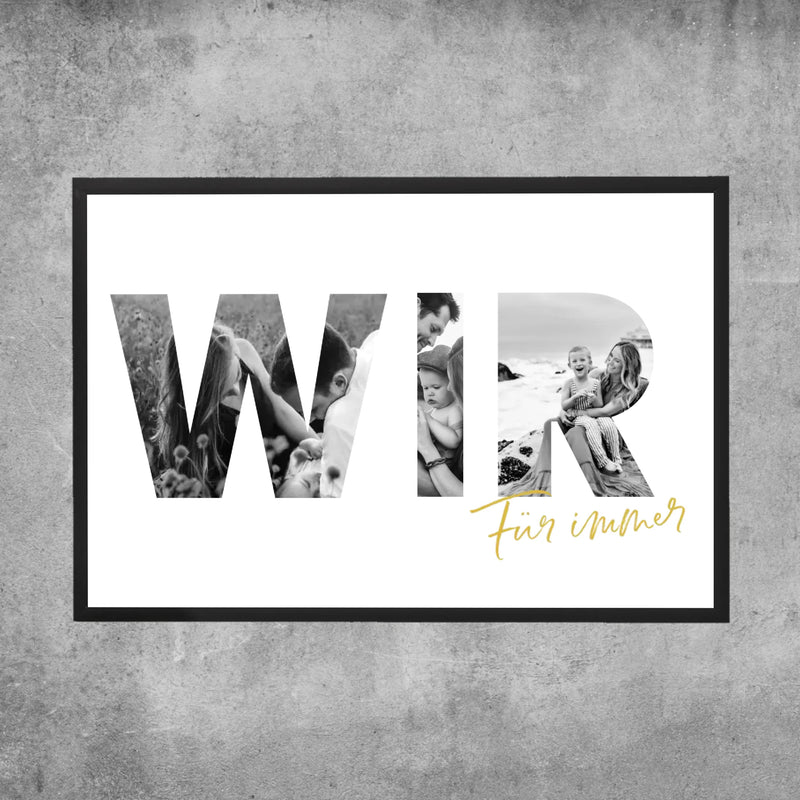 Personalisiertes Poster - Wir