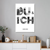 Personalisiertes Poster - Du & Ich