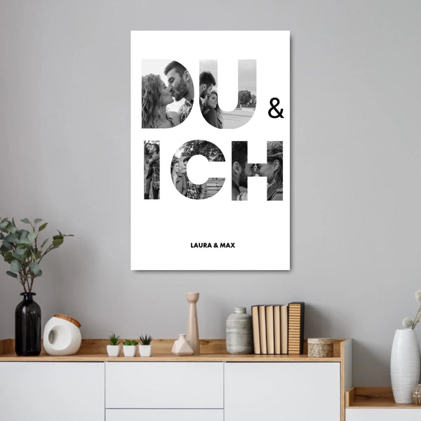 Personalisiertes Poster - Du & Ich