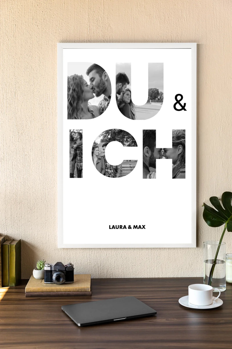 Personalisiertes Poster - Du & Ich