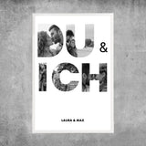 Personalisiertes Poster - Du & Ich