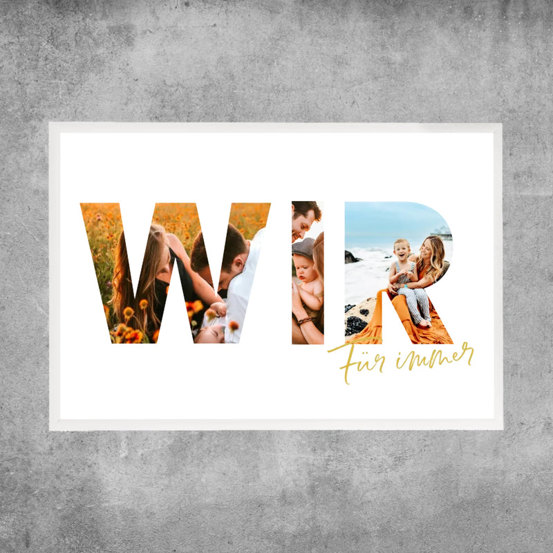 Personalisiertes Poster - Wir