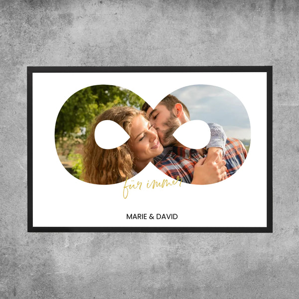 Personalisiertes Poster - Für immer