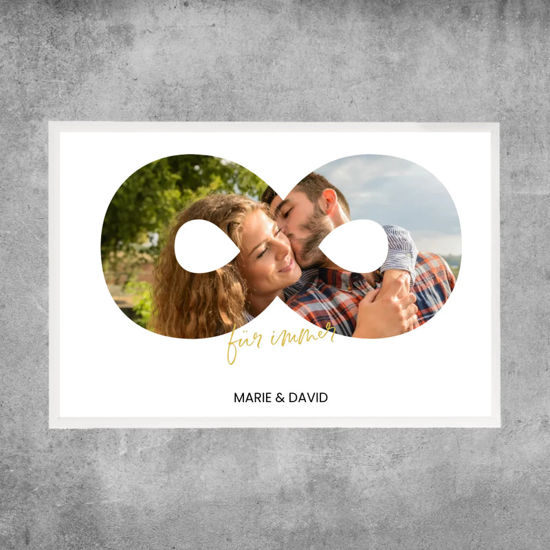 Personalisiertes Poster - Für immer