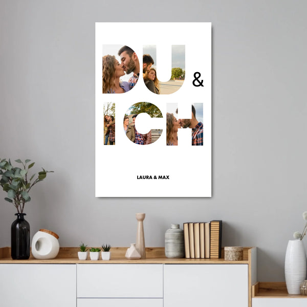Personalisiertes Poster - Du & Ich