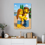Personalisiertes Poster - Portrait im Lego-Stil