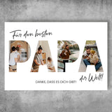 Personalisiertes Poster - Für den besten Papa der Welt