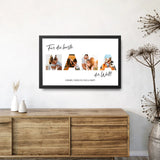 Mockup für Poster Schwarzer Rahmen