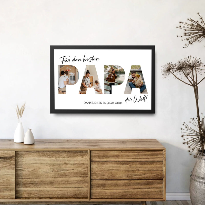 Mockup für Poster Schwarzer Rahmen