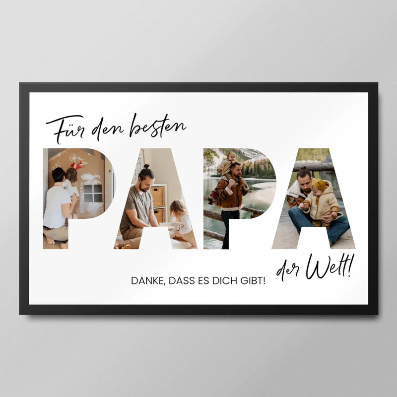 Mockup für Poster Schwarzer Rahmen