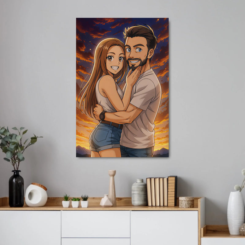 Personalisiertes Poster - Portrait im Anime-Stil