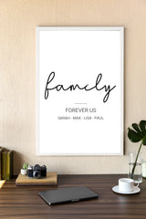 Personalisiertes Poster - Familie